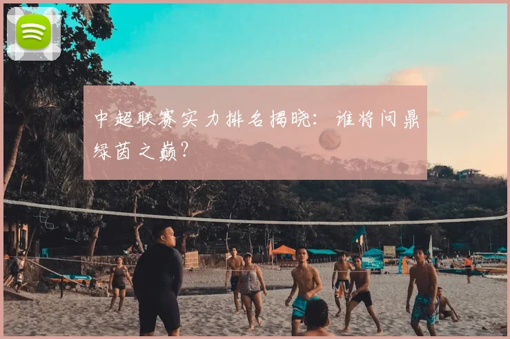 中超联赛实力排名揭晓:谁将问鼎绿茵之巅?